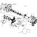 (3) - Rear axle mount - Linhai ATV 200