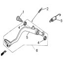 (5) - Foot brake pedal - Linhai ATV 200