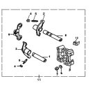 (4) - Hexagonal adjustment nut - Linhai ATV 200