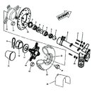 (12) - Mounting brake disc - Linhai ATV 260