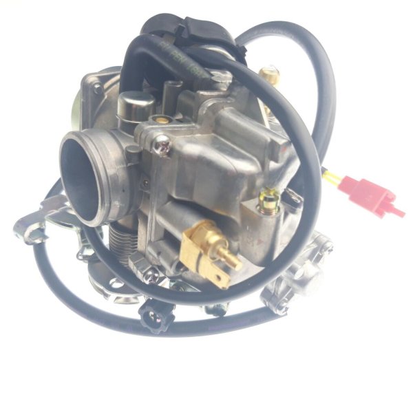 (1) - Carburettor complete (throttle cable above) - 257cc Linhai (engine TYPE 170MM)