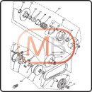 (1) - Kupplungsglocke für Flas Brake Version - 257cc Linhai (Motor TYP 170MM)