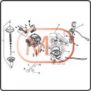 (7) - T connector - 275cc Linhai engine carburettor