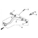 (1) - Bolt foot brake pedal - Linhai ATV 310