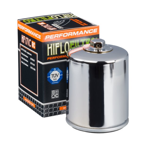 Ölfilter HIFLO HF171CRC Racing chrom - Filterpatrone