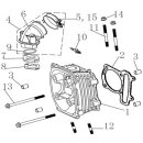 (8) - Gasket insulator (intake manifold) - Linhai ATV 170...