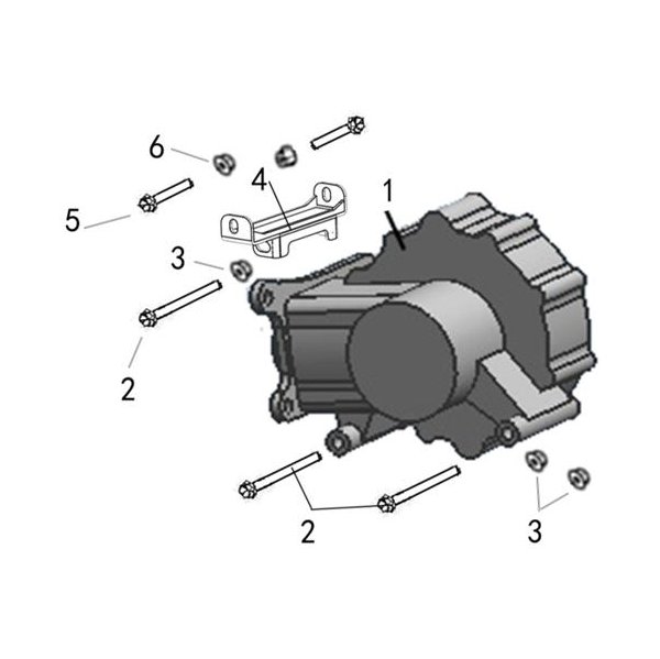 (2) - Schraube M10x1.25x110 - Linhai ATV 410IS / Hytrack HY410IS