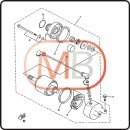 (7) - Schraube M6x25 - 352 cc Linhai Motor EFI