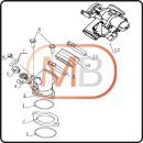 (5) - Bracket injection - 352 cc Linhai engine EFI