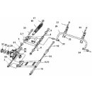 (21) - Spacer tube / spacer for wishbones 91 mm - Linhai...