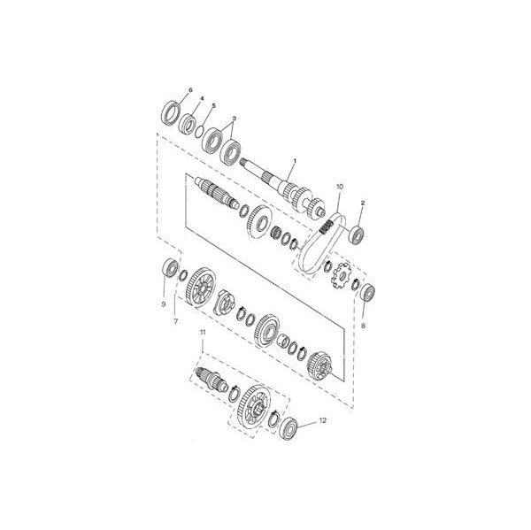 (11) - Abtriebswelle - Hisun UTV 700 - 2012