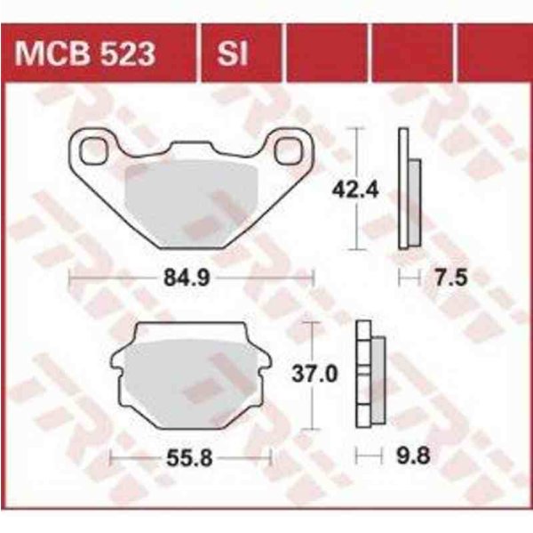 Bremsbelag Sinter SI TRW - MCB523SI