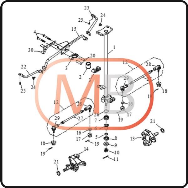 (30) -  Indicator relais houder - Access AMS 4.30 SM (carburetor) (RK3SP2217)