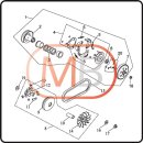 (6) - Ecrou M28x1 - Access AMS 4.30 SM (carburateur)...