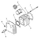 (3) - Zylinder kpl.100ccm incl.Kolb. - Adly ATV 100 V -...