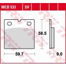 Bremsbelag Standard TRW - MCB533