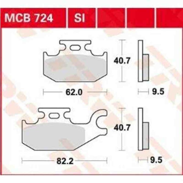 Bremsbelag Sinter SI TRW - MCB724SI