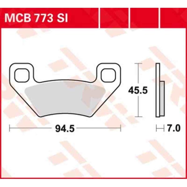 Bremsbelag Sinter SI TRW - MCB773SI