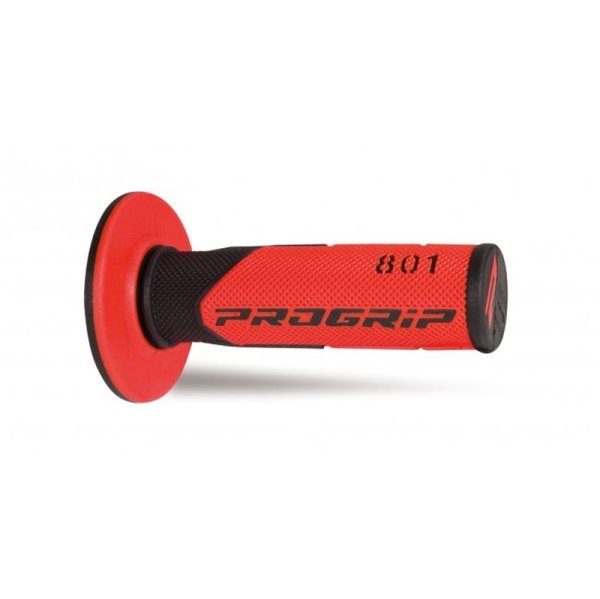 Progrip 801 Double Density Grips - Black/Red