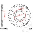 Kettenrad 38Z Teilung 630 Innendurchmesser 080 Lochkreis 110