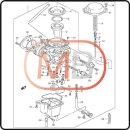 (1) - Carburateurmontage - Suzuki LTZ 400 - 2003 - 2007