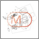 (1) - LUCHTBOXMONTAGE - 499cc Linhai-motor EFI