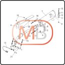 (3) - Dado esagonale M8 - Motore Linhai EFI da 499 cc