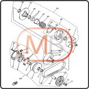(27) - Snap ring 8 - 275 cc Linhai engine EFI