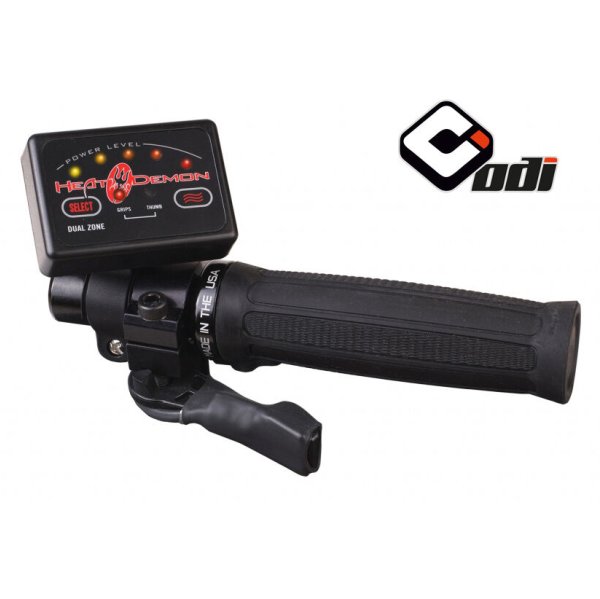 Heated grips for quads and ATVs